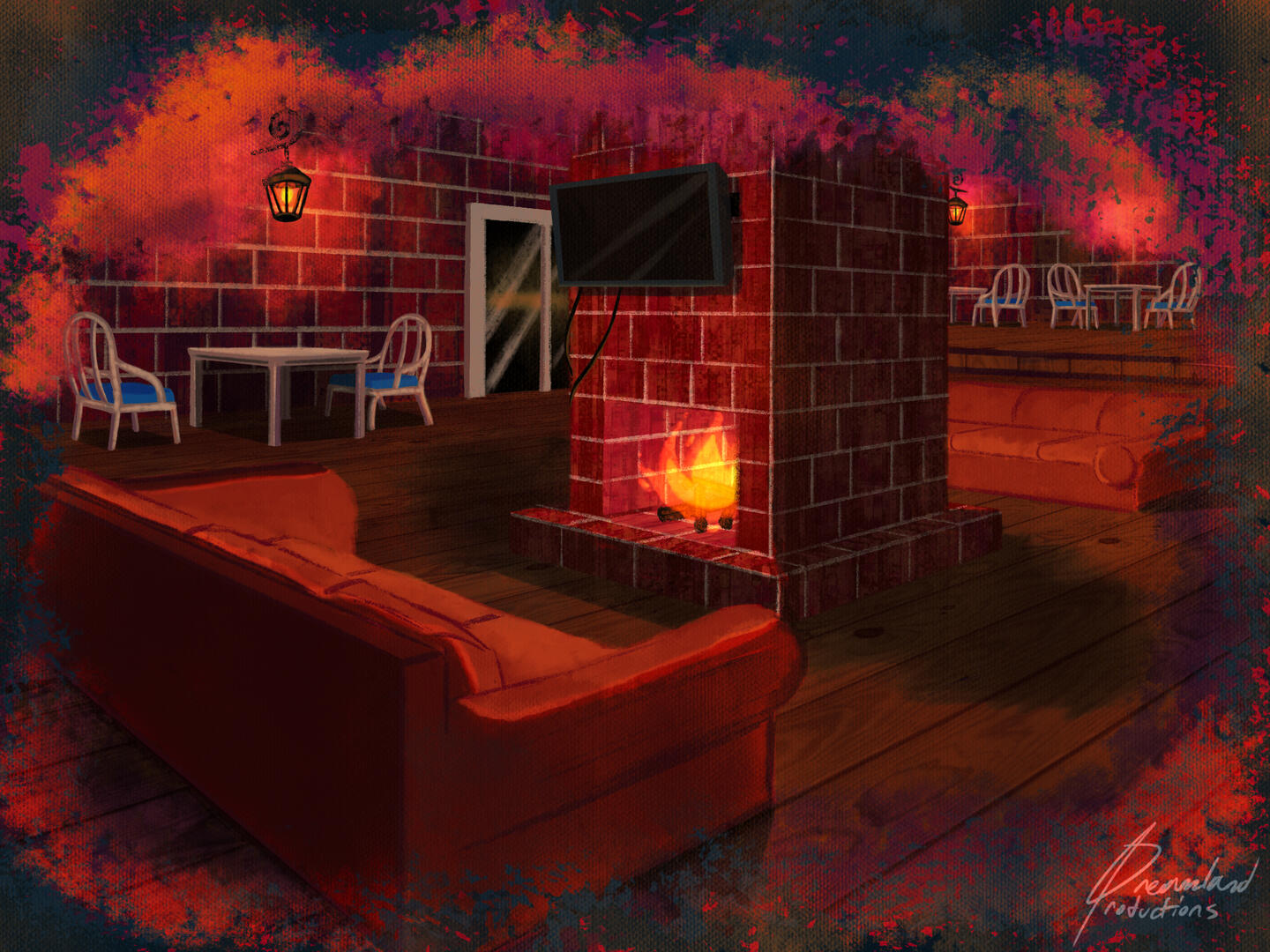 ”The Lounge,” Procreate Software, July 2024.