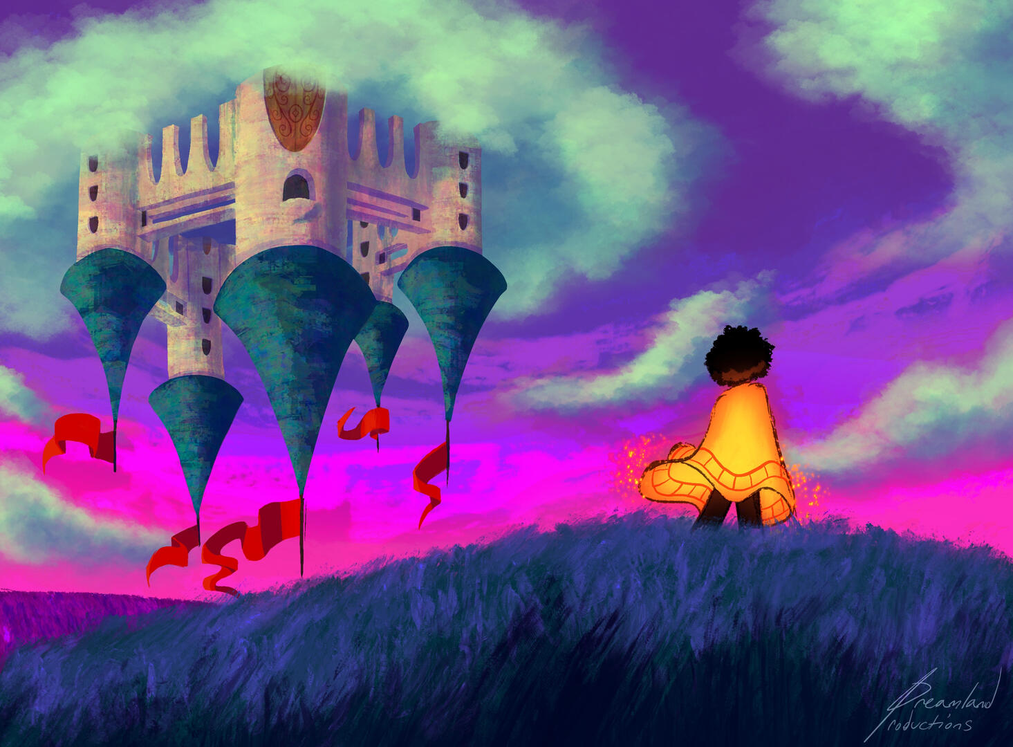 ”Castle in the Sky,” Procreate Software, October 2025.