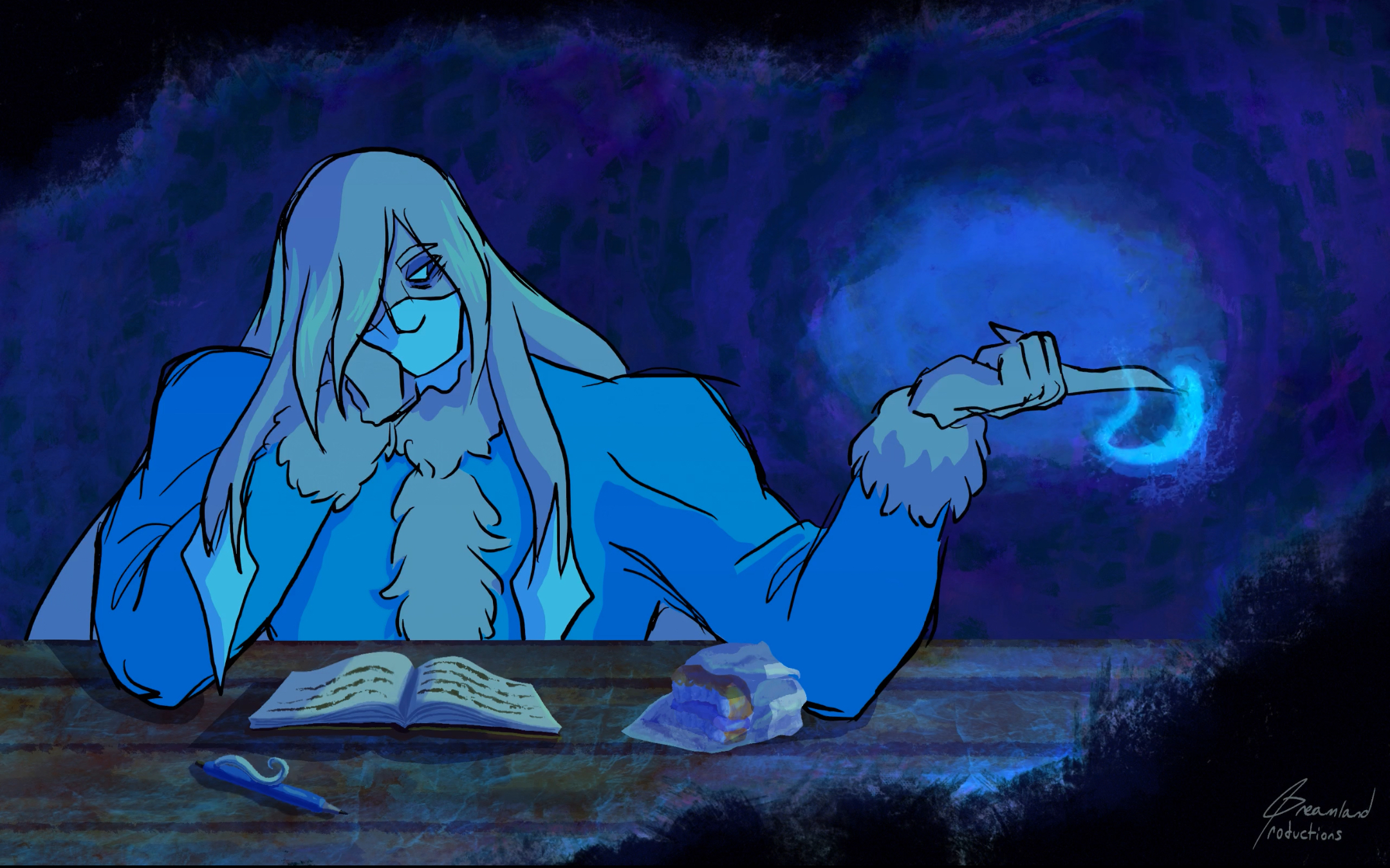 “Winter Magic (SFX Animation Practice),” Blender 3D and Procreate Software, June 2026.